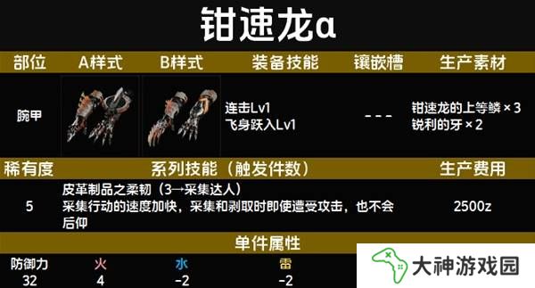 怪物獵人荒野套裝效果圖鑒   全套裝效果及制作材料總匯圖片45