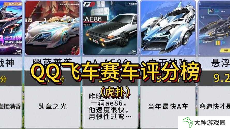 QQ飛車(chē)中究竟哪輛賽車(chē)性能最強(qiáng)？S級(jí)與A級(jí)車(chē)輛全方位對(duì)比解析，誰(shuí)才是真正的霸主？