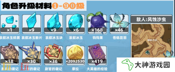 原神米卡升級(jí)材料是什么 米卡升級(jí)材料一覽