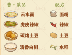 桃源深處有人家食來運(yùn)轉(zhuǎn)菜譜是什么1